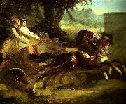 Theodore   Gericault le retour de la course china oil painting artist